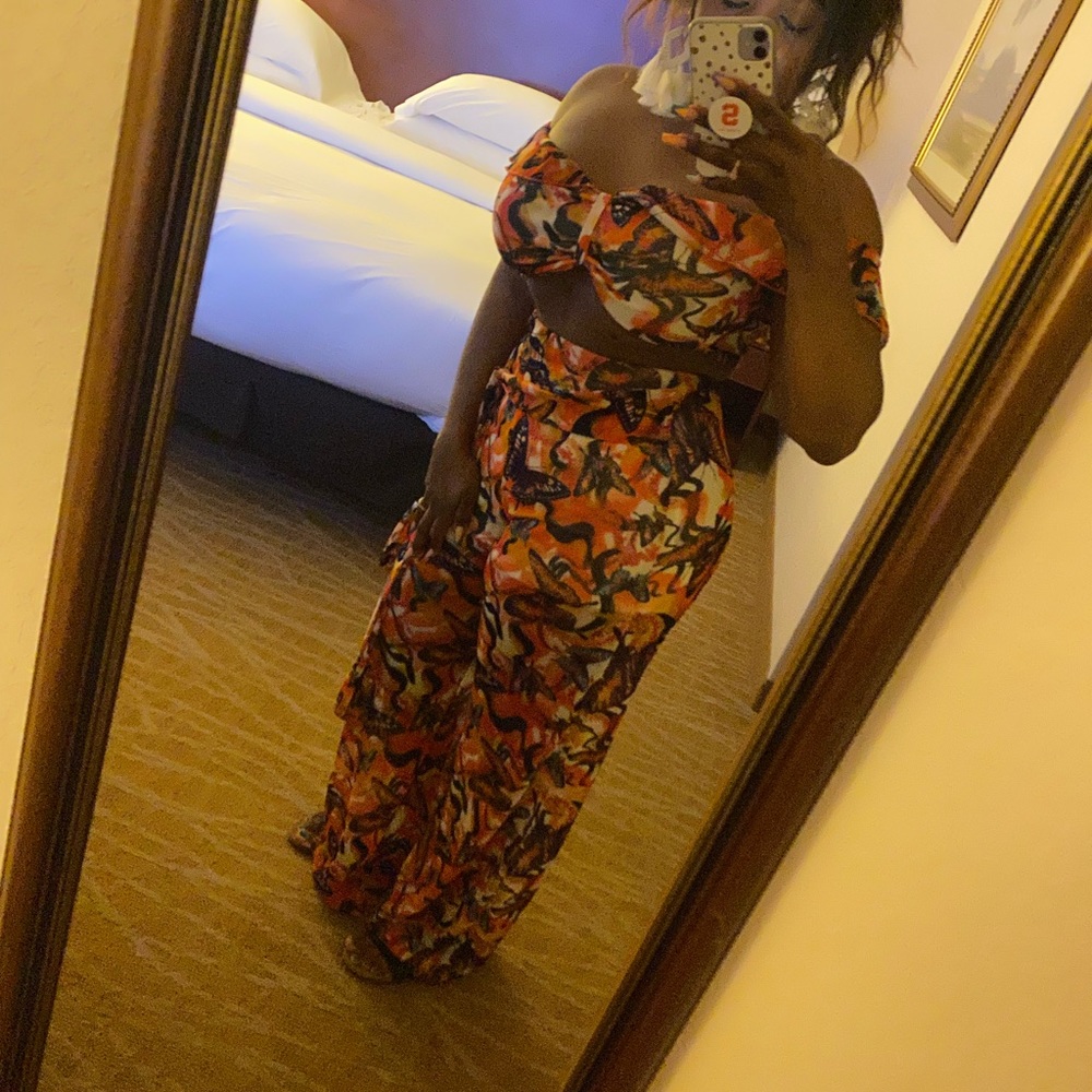 Mesh pant set